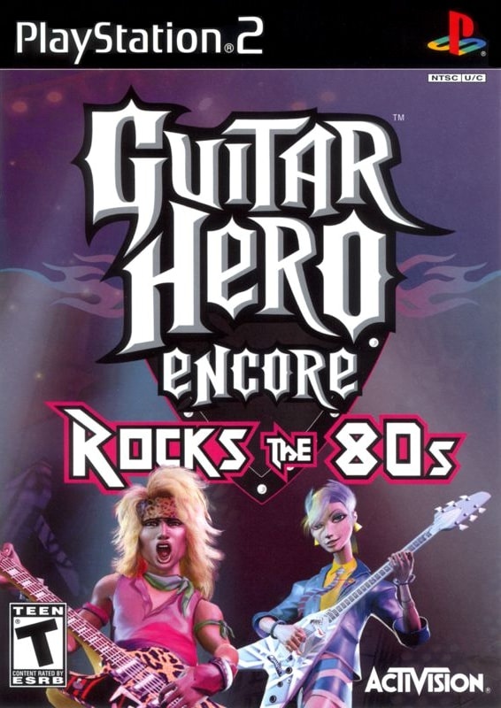 Capa do jogo Guitar Hero Encore: Rocks the 80s