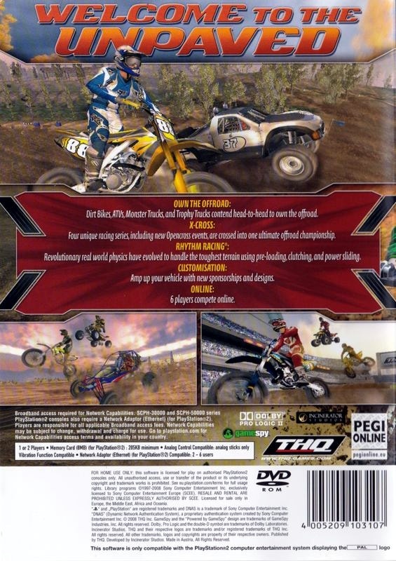 Capa do jogo MX vs. ATV: Untamed