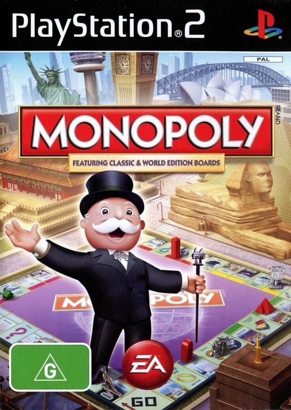 Capa do jogo Monopoly featuring Classic & World Edition Boards