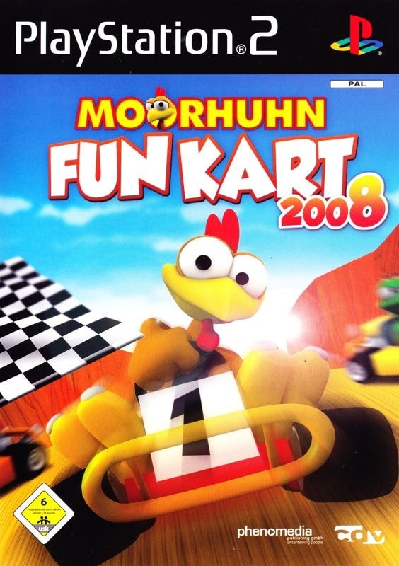 Capa do jogo Moorhuhn: Fun Kart 2008