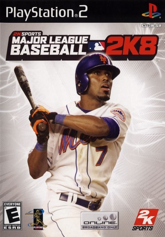 Capa do jogo Major League Baseball 2K8