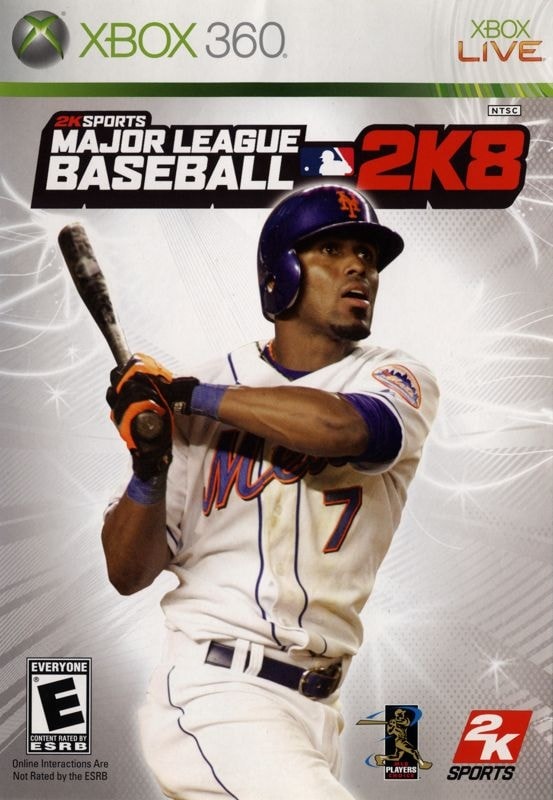 Capa do jogo Major League Baseball 2K8