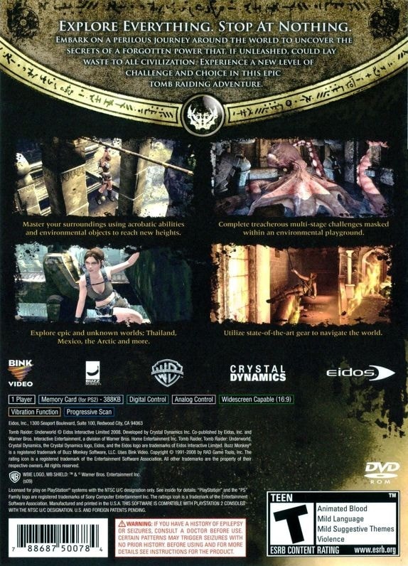 Capa do jogo Tomb Raider: Underworld