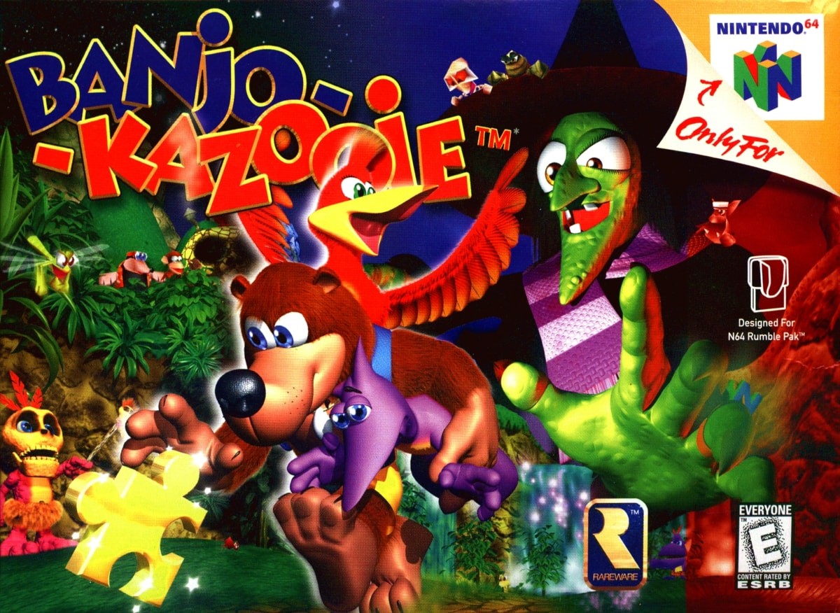 Capa do jogo Banjo-Kazooie