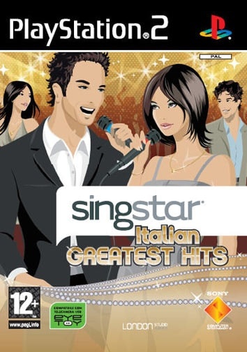 Capa do jogo SingStar: Italian Greatest Hits