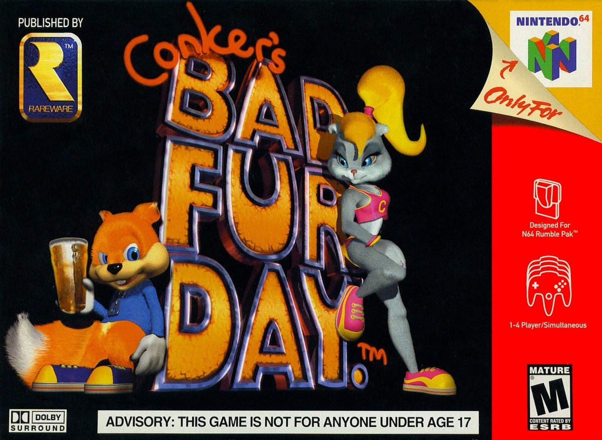 Capa do jogo Conkers Bad Fur Day
