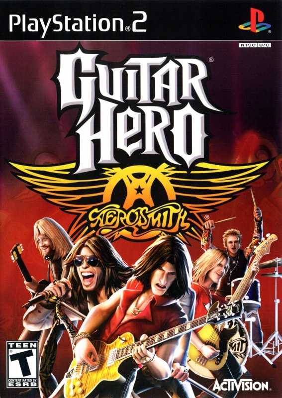 Capa do jogo Guitar Hero: Aerosmith