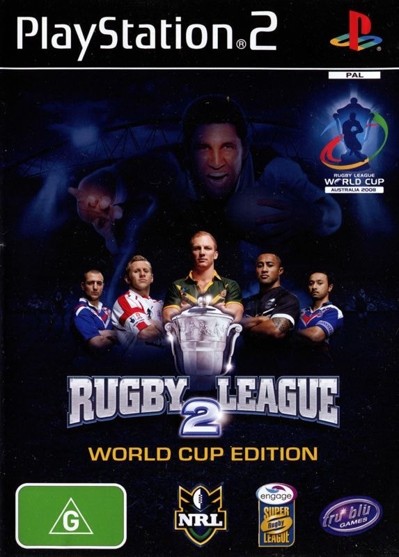 Capa do jogo Rugby League 2: World Cup Edition