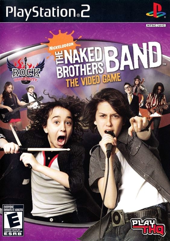 Capa do jogo The Naked Brothers Band: The Video Game