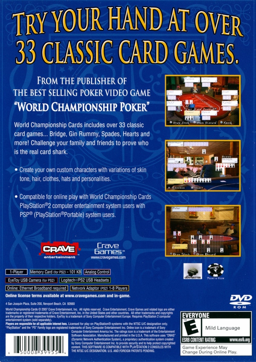 Capa do jogo World Championship Cards