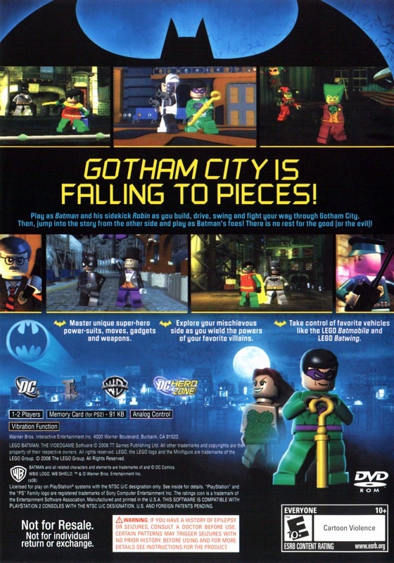 Capa do jogo LEGO Batman: The Videogame