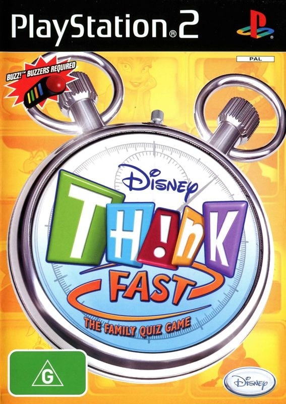 Capa do jogo Disney Th!nk Fast