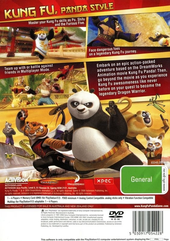 Capa do jogo Kung Fu Panda