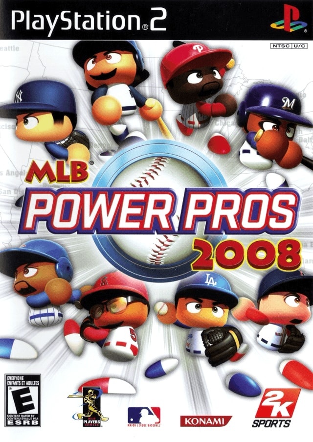 Capa do jogo MLB Power Pros 2008