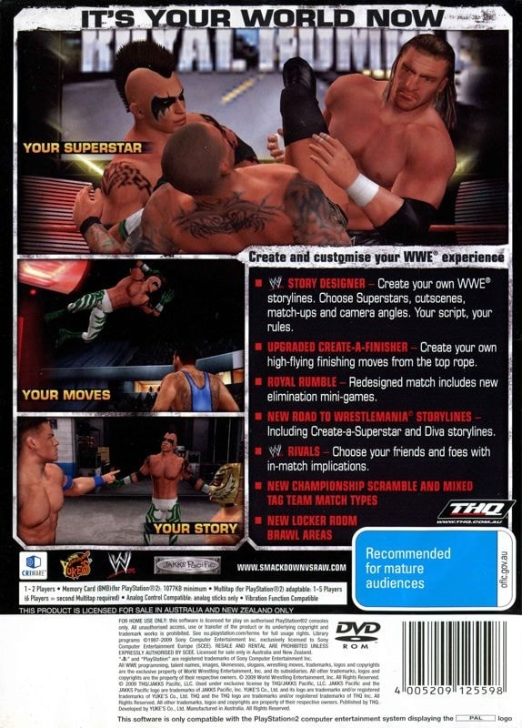Capa do jogo WWE Smackdown vs. Raw 2010