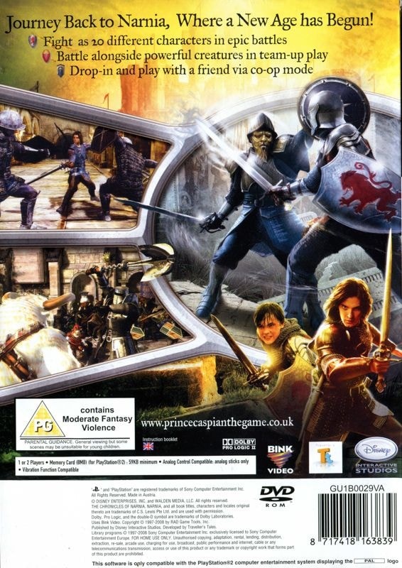 Capa do jogo The Chronicles of Narnia: Prince Caspian