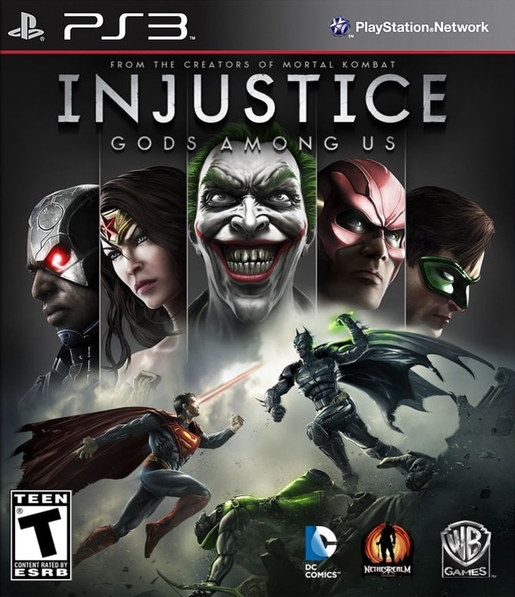 Capa do jogo Injustice: Gods Among Us
