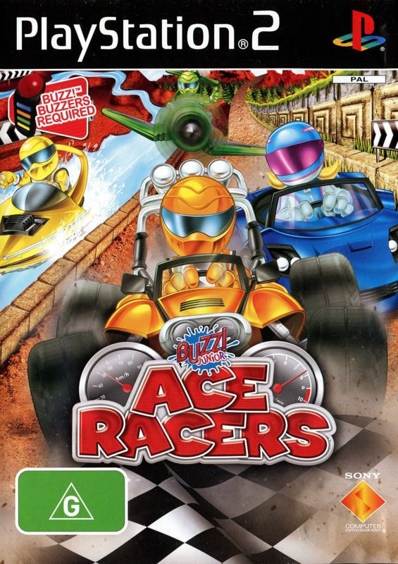 Capa do jogo Buzz! Junior: Ace Racers