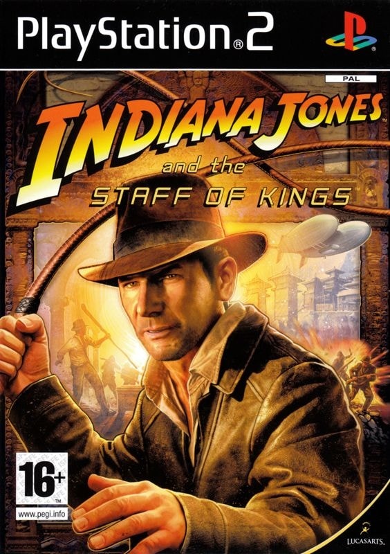 Capa do jogo Indiana Jones and the Staff of Kings