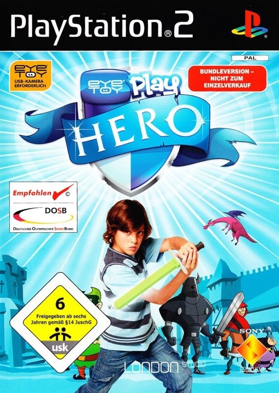 Capa do jogo EyeToy Play: Hero