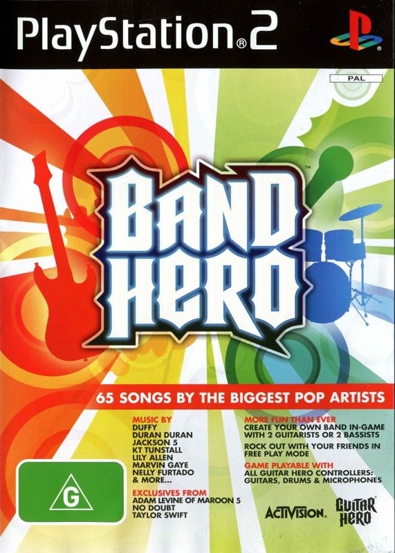 Capa do jogo Band Hero