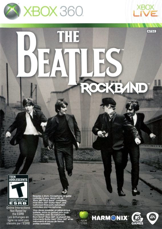 Capa do jogo The Beatles: Rock Band