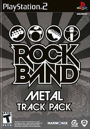 Capa do jogo Rock Band: Metal Track Pack