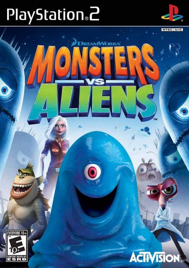 Capa do jogo Monsters vs. Aliens