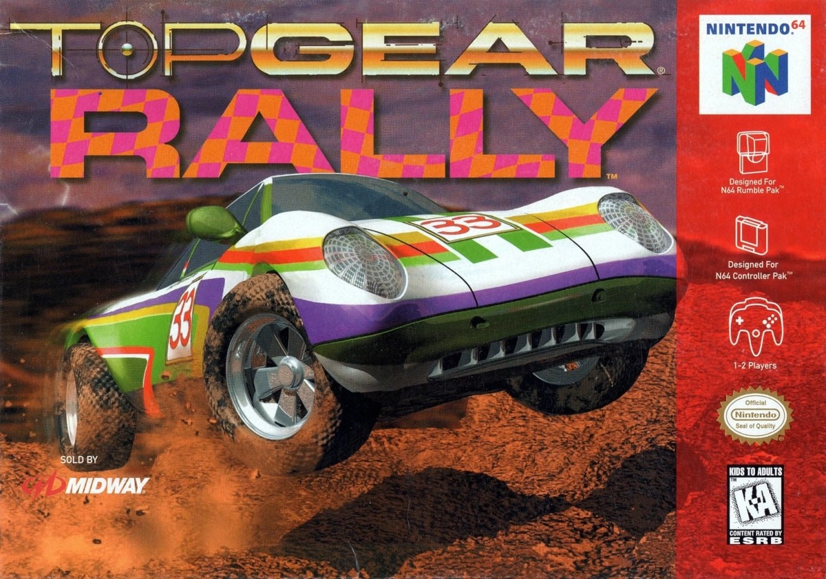 Capa do jogo Top Gear Rally