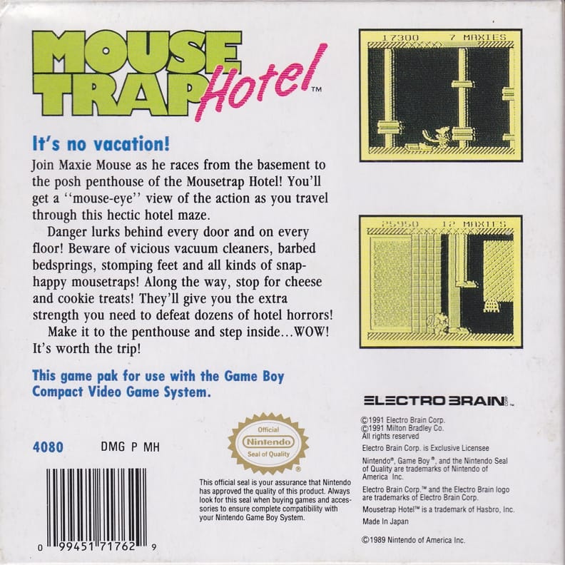 Capa do jogo Mouse Trap Hotel