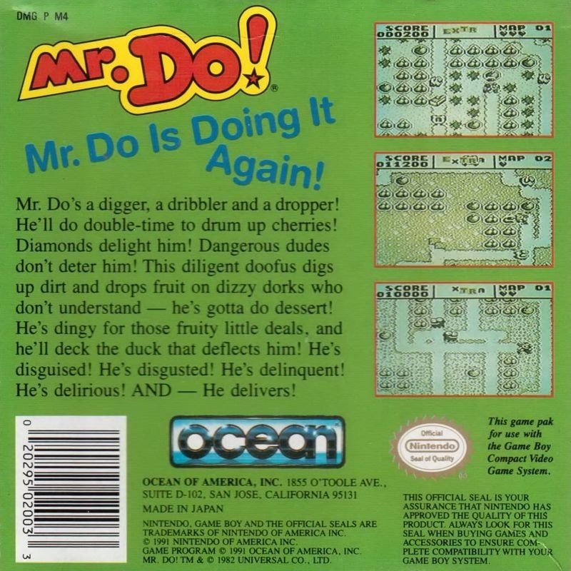 Capa do jogo Mr. Do!