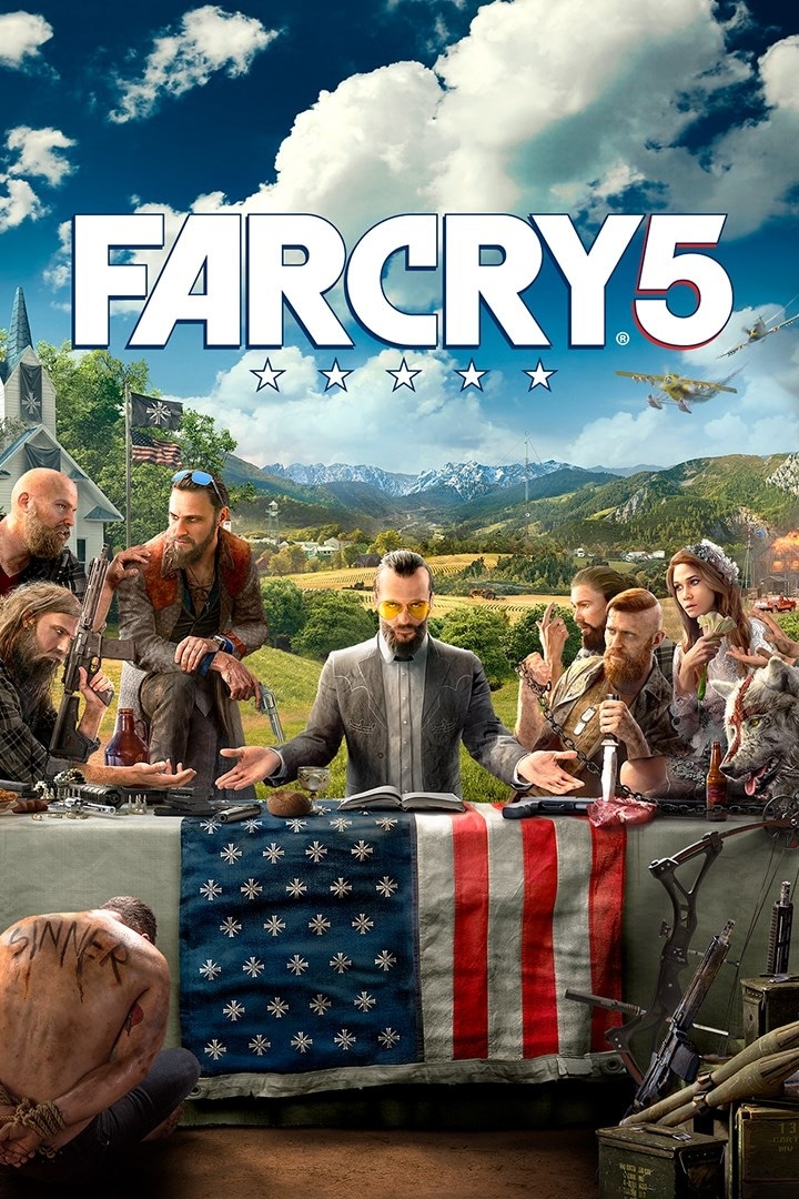 Capa do jogo Far Cry 5