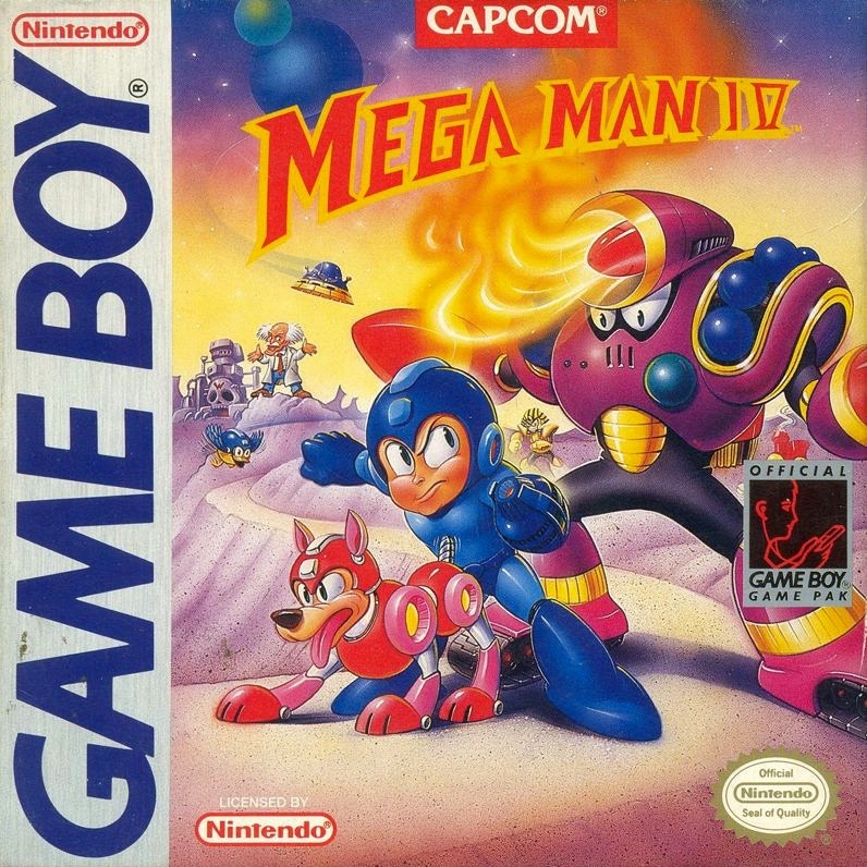 Capa do jogo Mega Man IV