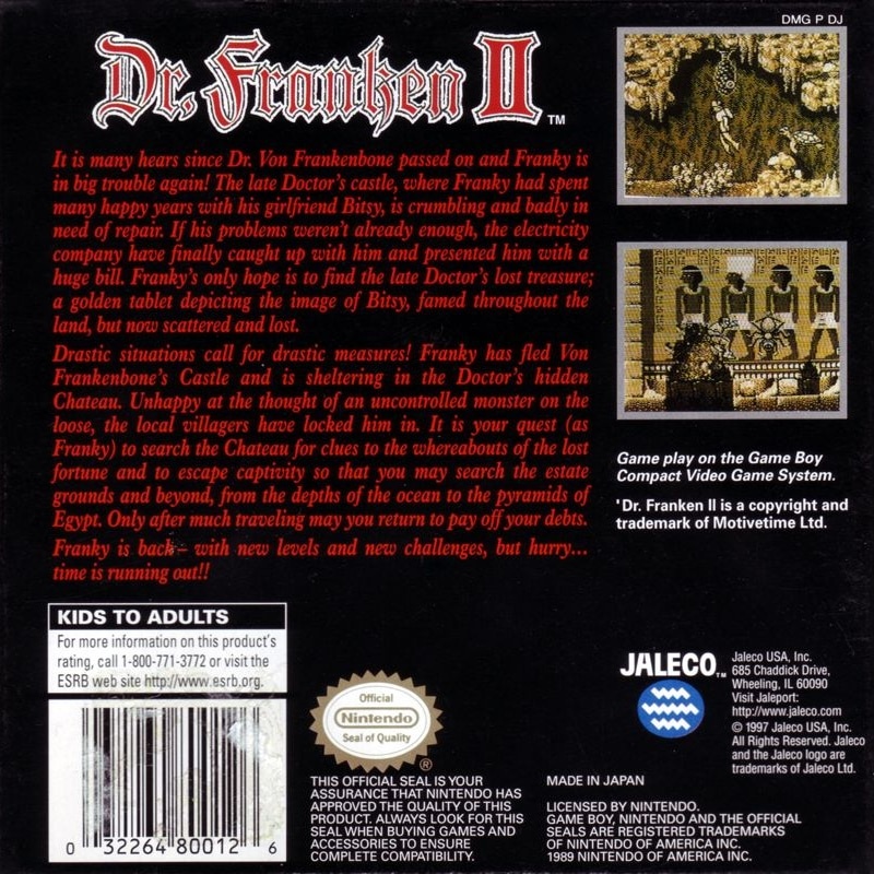 Capa do jogo Dr. Franken II