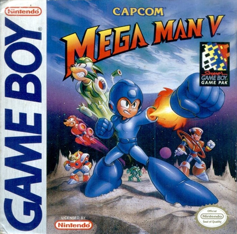 Capa do jogo Mega Man V