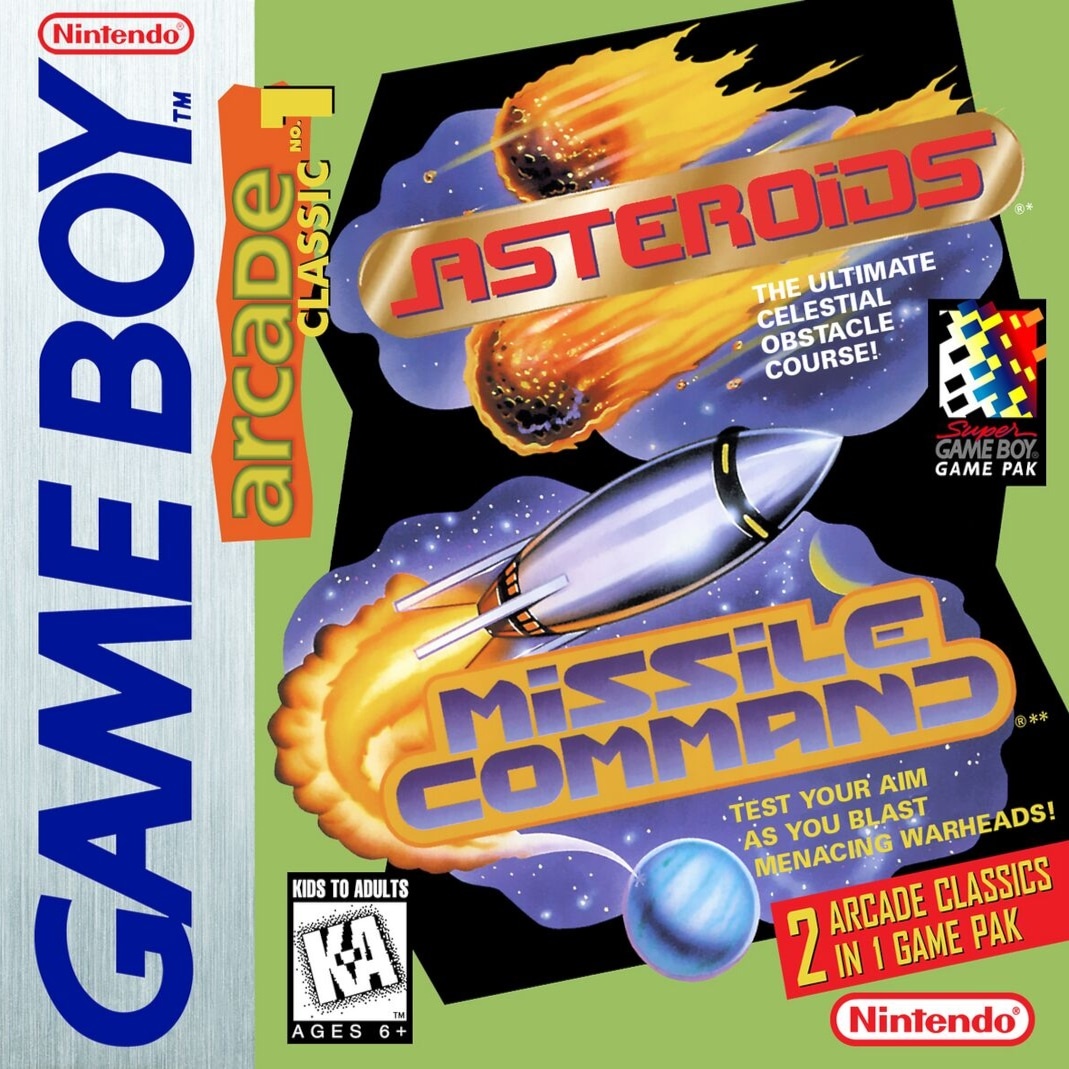Capa do jogo Arcade Classic 1: Asteroids / Missile Command