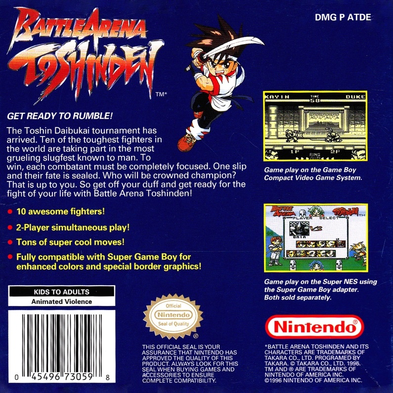 Capa do jogo Battle Arena Toshinden