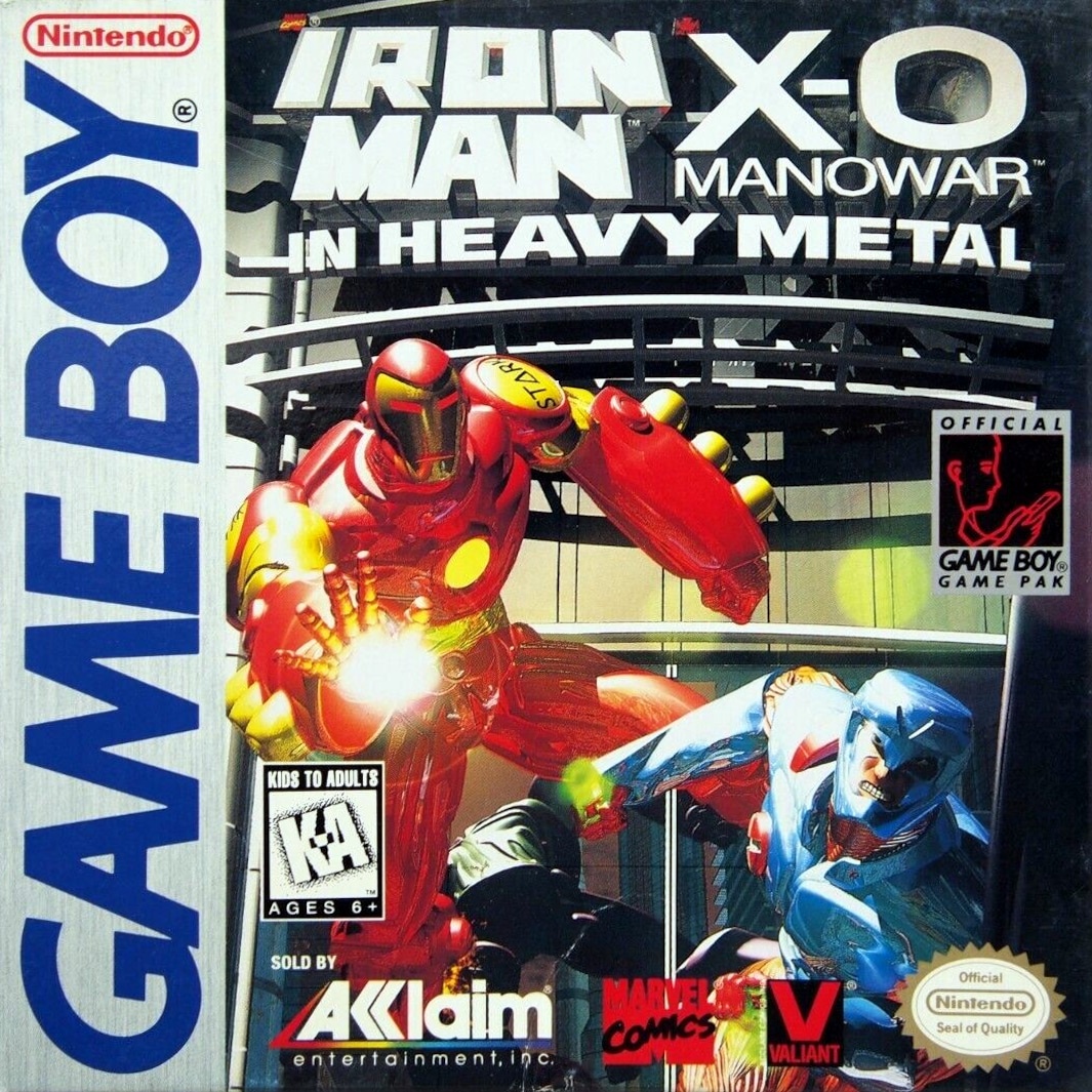 Capa do jogo Iron Man / X-O Manowar in Heavy Metal