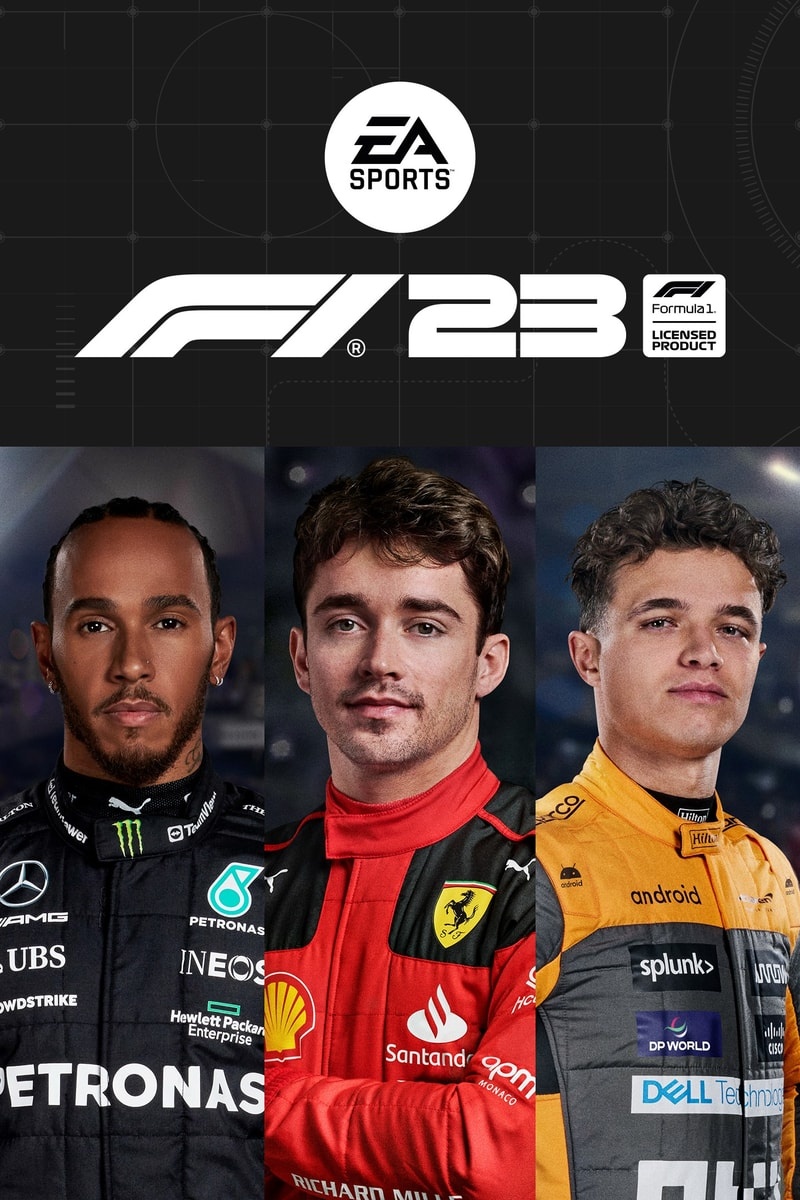 Capa do jogo F1 23