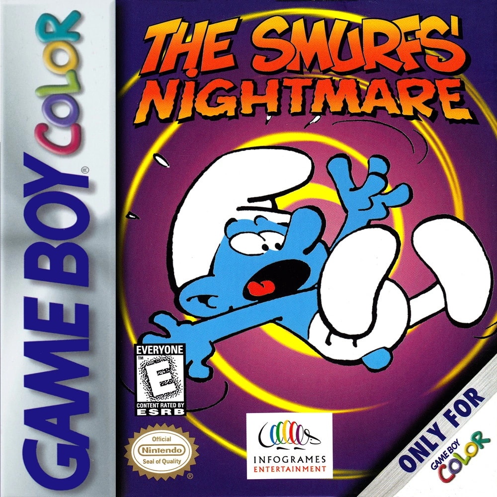 Capa do jogo The Smurfs Nightmare