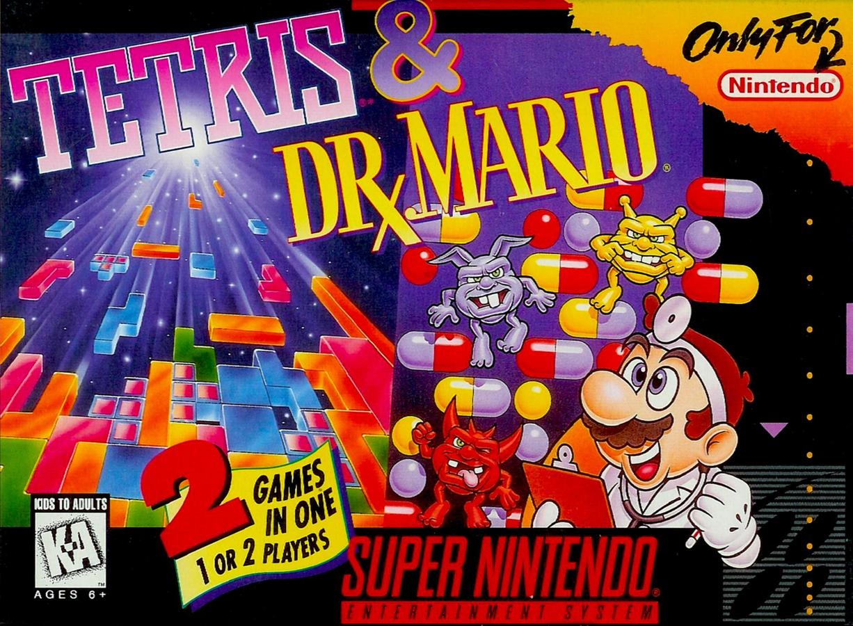 Capa do jogo Tetris & Dr. Mario