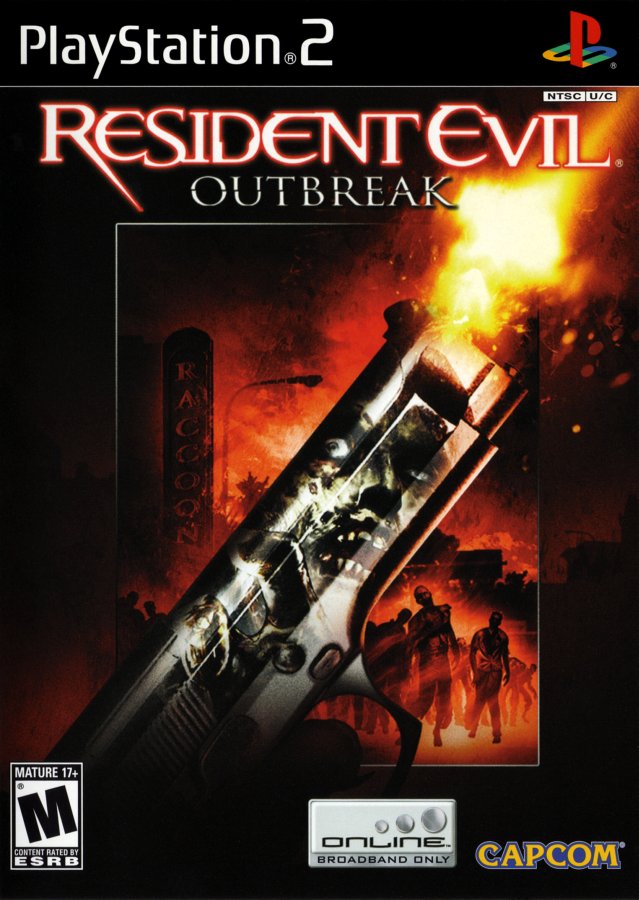 Capa do jogo Resident Evil: Outbreak