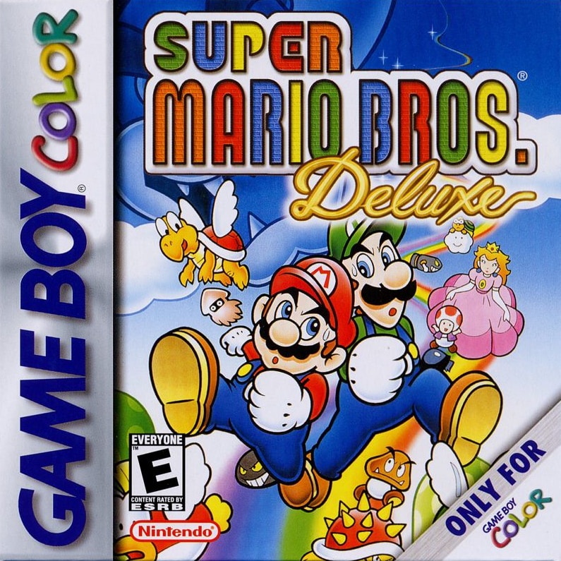 Capa do jogo Super Mario Bros. Deluxe