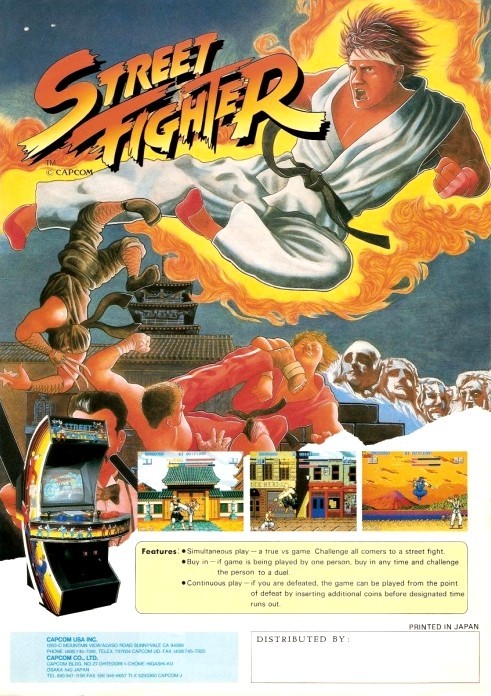 Capa do jogo Street Fighter