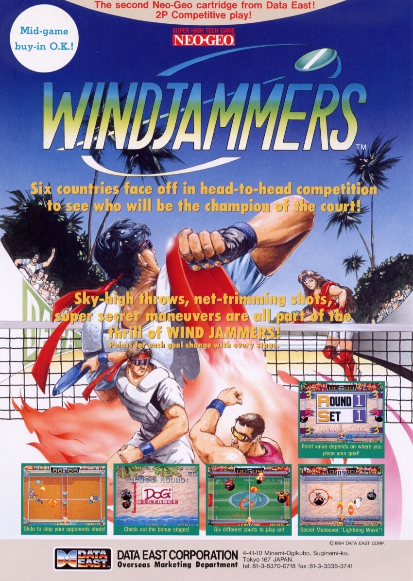 Capa do jogo Windjammers
