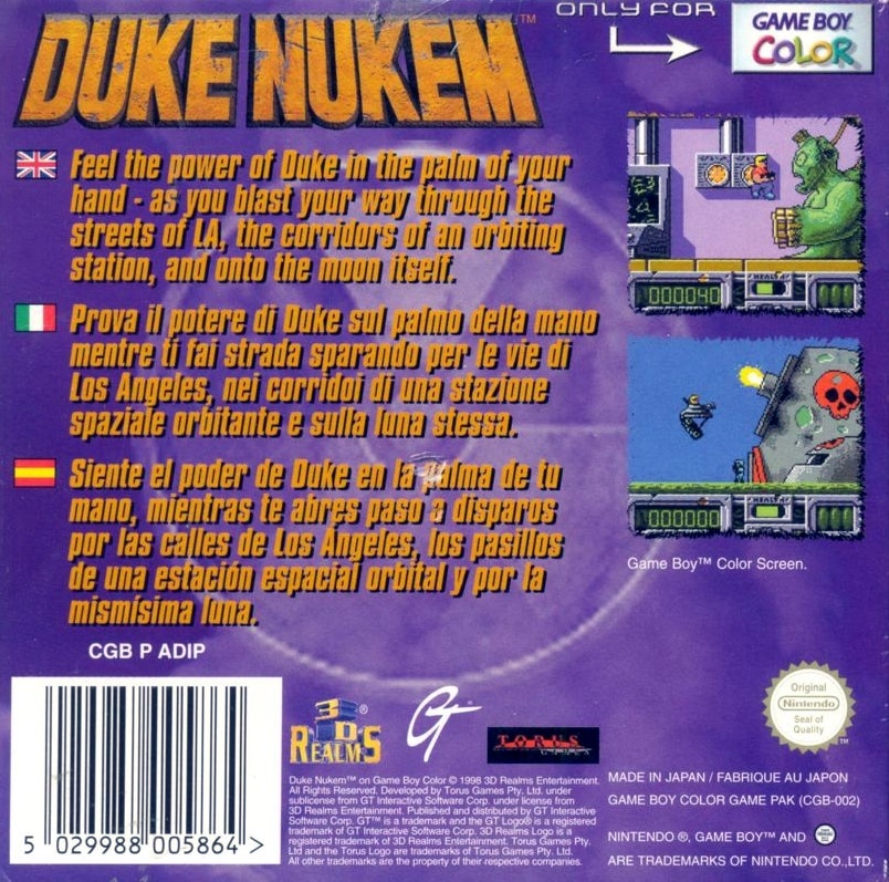 Capa do jogo Duke Nukem