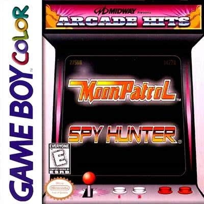 Capa do jogo Midway presents Arcade Hits: Moon Patrol / Spy Hunter