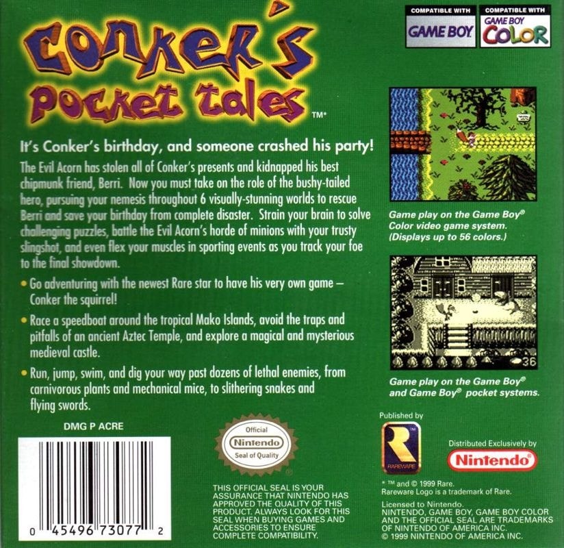 Capa do jogo Conkers Pocket Tales
