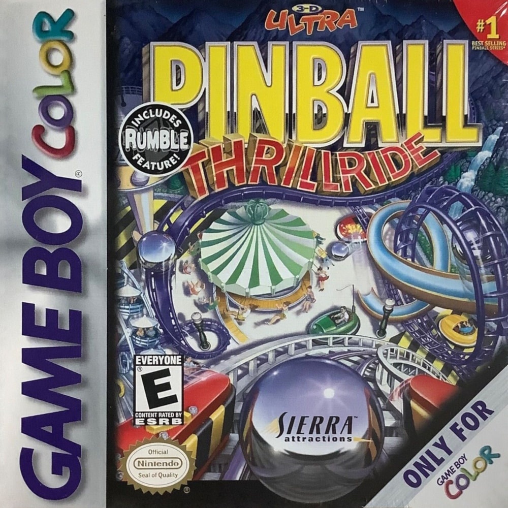 Capa do jogo 3-D Ultra Pinball: Thrillride