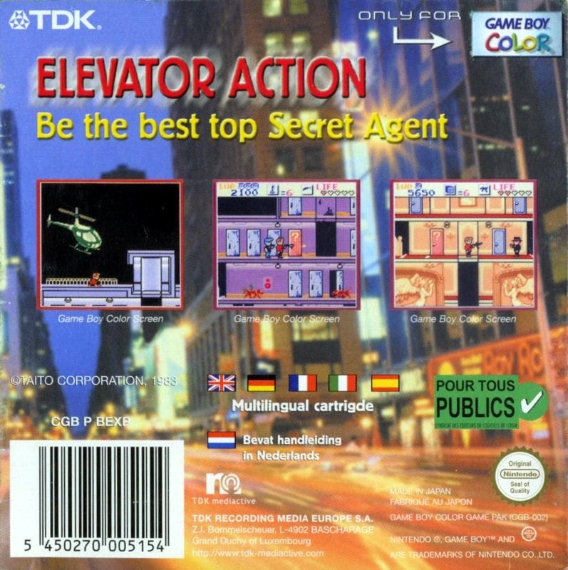 Capa do jogo Elevator Action EX